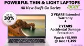 Up to 30% OFF on Thin & Light Laptops