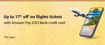 Up to 17% OFF on Flight Tickets