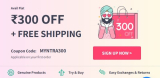 Flat Rs. 300/- OFF